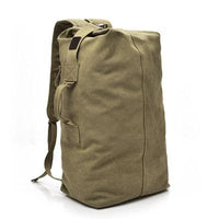 Men's Large Capacity Travel Mountaineering Khaki Canvas Bucket Shoulder Bag Backpack DIDABEAR 2017 Large capacity Man travel bag mountaineering backpack men bags canvas bucket shoulder bag Male Canvas Backpacks JAKKOUTTHEBXX JAKKOUTTHEBXX